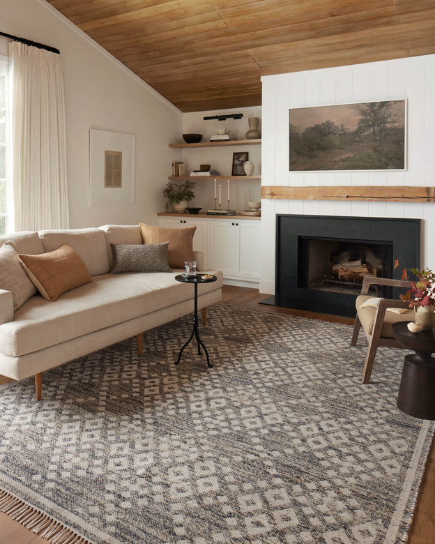 RI-101 : Tapis réversible en laine - noué main