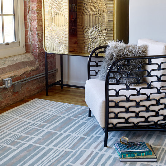 FB-39808 : Tapis FLORENCE BROADHURST en laine tuftée