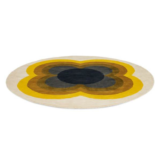 SFY-6 : Tapis ORLA KIELY rond en laine tuftée