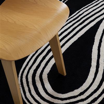 DO-91305: Tufted wool rug
