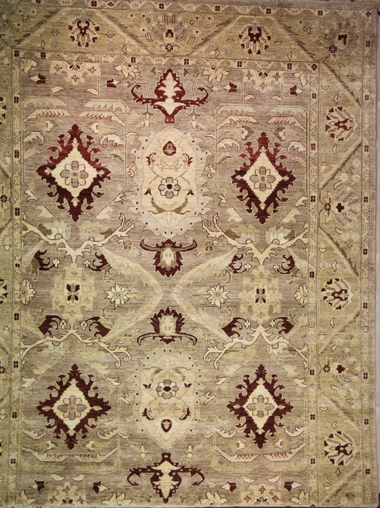 Classic Chobi wool rug - hand knotted