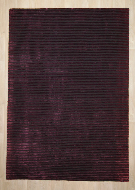 SERGE LESAGE striped wool rug - hand knotted