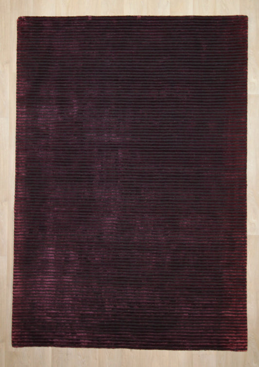 Tapis SERGE LESAGE à rayure en laine - noué main