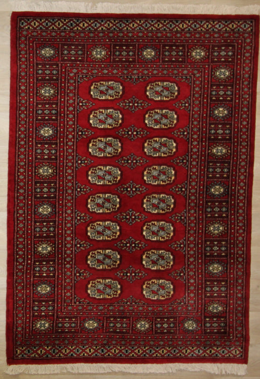 BR-101-2: Bokhara wool rug - hand knotted