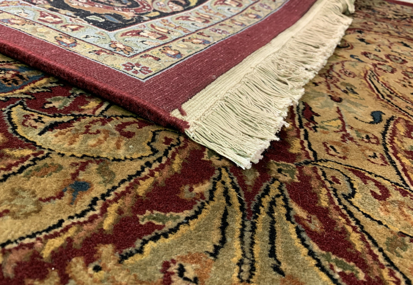 Tapis Indo-Persan classique en laine - noué main