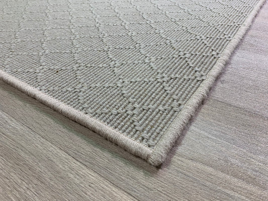 Contemporary wool sisal rug