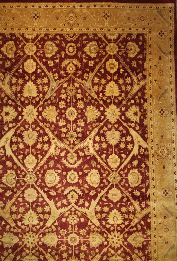 Tapis Indo-Persan classique en laine - noué main