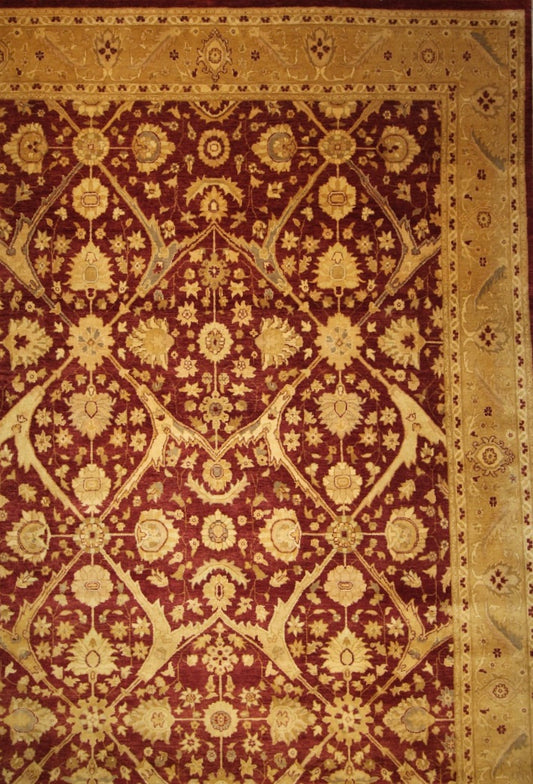 Classic Indo-Persian rug in wool - hand knotted