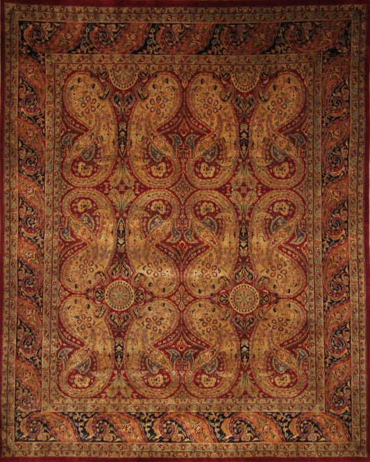 Classic Indo-Persian rug in wool - hand knotted