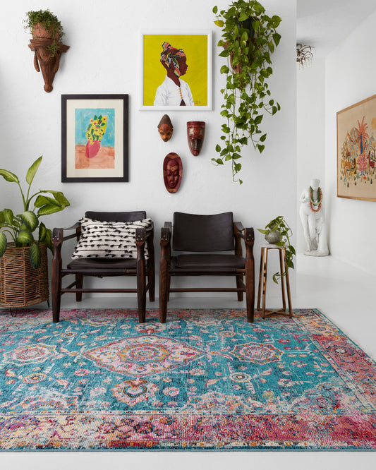 SI-601 : Tapis JUSTINA BLAKENEY en fibre synthétique