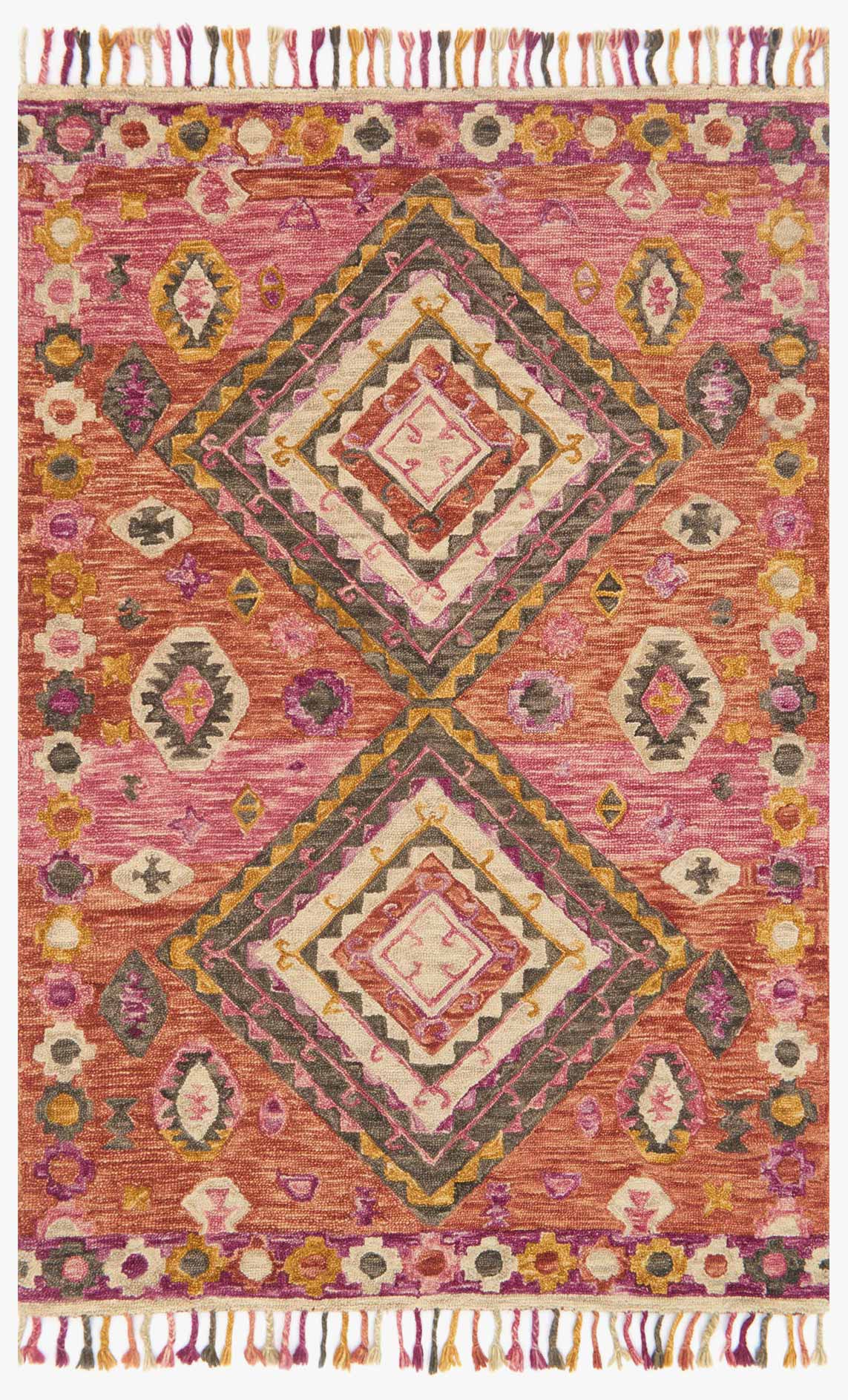 ZR-107: Wool rug - hand knotted