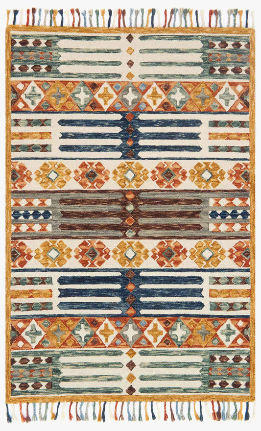 ZR-801: Wool rug - hand knotted