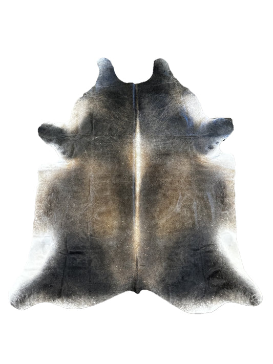 LL-1: Cowhide rug - Extra large brown and beige