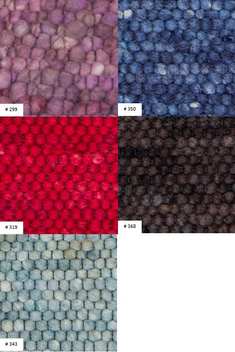 Beat : Tapis Haute Gamme en laine - noué main / 23 couleurs disponibles