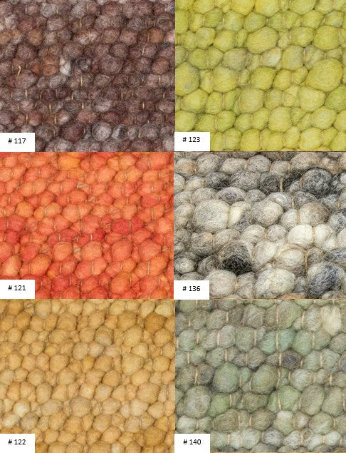 Salsa-SW : Tapis Haute Gamme en laine - noué main / 30 couleurs disponibles